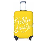 Alliya Goodlooking Hello Sunshine Elastic Travel Luggage Cover Suitcase Protector Fits 18-32 Inch Luggage
