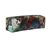 ALLiYa Gothic Fairy Garden Leather Pencil Case Art Utensils Storage Bag Makeup Pouch