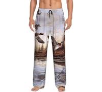 Alliya Mallard Ducks Men'S Pajama Pants Loungewear Nighttime Sleep Relax Lazy Weekend Lie In Bed Sofa