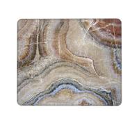 Alliya Onyx Stone Pale Blue Mouse Pad (Horizontal) For Home Office Portable Mouse Pad For Computer