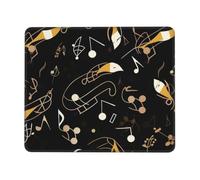 Alliya Stylish Musical Note Pattern Mouse Pad (Horizontal) For Home Office Portable Mouse Pad For Computer