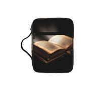 ALLiYa The Book Bible Storage Bag Bible Carrying Case with Handle and Zippered Pocket