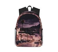 ALLiYa The Old Hollywood Casual Backpack Classic Style Backpack With Large Capacity