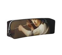 ALLiYa The Painting Controversy Leather Pencil Case Art Utensils Storage Bag Makeup Pouch