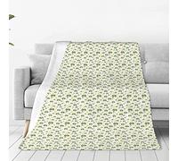 Alliya Tractor Farming Multi Size Ultra Soft Flannel Blanket (Vertical Style) Home Rest Office Nap