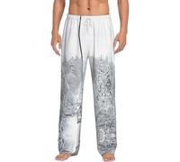 Alliya Winter Old Cable Ski Lift Men'S Pajama Pants Loungewear Nighttime Sleep Relax Lazy Weekend Lie In Bed Sofa