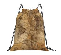 Alliya World Map Outdoor Portable Backpack Cute Casual Daily Backpack Travel And Play Big Pocket Bag