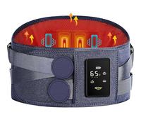 ALLJOY 67" Cordless Heating Pad for Back Pain Relief FSA Eligible HSA, Portable Lower Back Massager with 3 Heat 5 Vibration, Wireless Heating Pad for Cramps