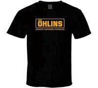 ALLKODO Men's Ohlins Racing Suspension 3 T Shirt Black XXXL