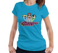 Alll+Every Powerpuff Girls Classic Logo Women's T-Shirt Sapphire