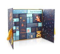 AllLeeGay Christmas Advent Calendars 2023 - 24 Colorful Reusable Boxes for Filling, Advent Calendar Fillers for Kids & Adults, Perfect Christmas Gifts and Presents, Blue