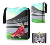 AllLeeGay Football Card Book Football Card Binder, Match Attax Binder, Trading Card Binder Football, Card Holder Album with 60 Removable Sleeves, 480 Pockets football Card Book (AllLeeGay-kace-0001)
