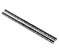 AllMetalParts 13U rack strip single pair in black