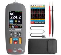 ALLmeter 3-in-1 Oscilloscope Multimeter & Voltage Tester 10MHz Bandwidth,48MSa/s Handheld Oscilloscope,Digital Lab Oscilloscopes for Engineers,Technicians,Auto-Ranging Capacitance,Resistance