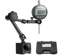 ALLmeter Digital Dial Indicator with 60kg Magnetic Base - 0-1 Inch Precision Measurement, Auto Zero, LCD Display, for Machining & Quality Control 3D Printer Lathe Workshop Woodworking