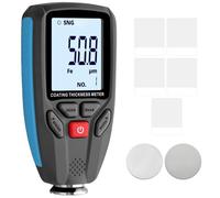 ALLmeter Portable Automotive Paint Thickness Gauge - Dual-Mode (Auto Fe/Al Detect),Non-Destructive Coating Thickness Meter for Cars,Boats & Metal Large Backlit LCD,Data Hold,Calibration Function,CE