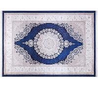 ALLMODE Trkmn Area Rug With Tossels, With Cotton Backing, Easy to Wash