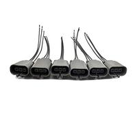 ALLMOST 6PCS Ignition Coil Pack Wiring Connector Pigtail Plug Compatible with Nissan 300zx z32 Infiniti J30 New