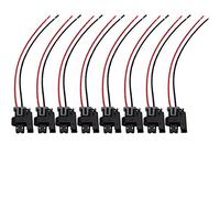 Allmost Compatible with LS Truck Fuel Injector Wire Connector Pigtail Plug Mini Delphi Multec 2 (8 Pack) OEM Tooling, Connector, Lock, Seals, Terminals WPINJ31X8