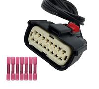 ALLMOST Headlight Connector Harness Repair Kit For 2013-2016 Ford Fusion Halogen, White, PVC Insulated, 30CM, 7-Wire