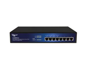 Allnet ALL8804PoE+ unmanaged Switch (8-polig Gigabit HPoE, 2x PoE+ oder 4x PoE,