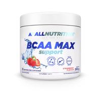 ALLNUTRITION BCAA Max Support - Branched Amino Acids Instant Powder - BCAA Food Supplement with L-Glutamine & Taurine - Supports Post Workout Recovery - 250g Strawberry
