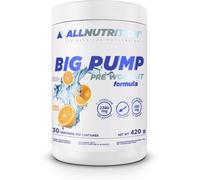 ALLNUTRITION Big Pump Pre Workout Performance Boost Food Supplement - L-Citrulline, L-Arginine, Taurine, Beta Alanine Mix - No Stimulants - Instant Powder 420g - Orange
