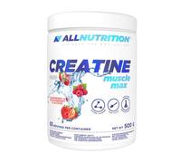ALLNUTRITION Creatine Muscle Max Food Suplement - Creatine Monohydrate with Taurine - Performance Boost and Muscle Recovery - No Added Sugar - Instant Powder 500g - Raspberry-Strawberry