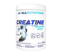 ALLNUTRITION Creatine Muscle Max Food Suplement - Creatine Monohydrate with Taurine - Performance Boost and Muscle Recovery - No Added Sugar - Instant Powder 500g - Blackcurrant