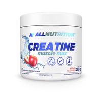 ALLNUTRITION Creatine Muscle Max Food Suplement - Creatine Monohydrate with Taurine - Performance Boost and Muscle Recovery - No Added Sugar - Instant Powder 250g - Apple