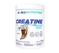 ALLNUTRITION Creatine Muscle Max Food Suplement - Creatine Monohydrate with Taurine - Performance Boost and Muscle Recovery - No Added Sugar - Instant Powder 500g - Cola