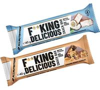 Allnutrition Fitking Delicious Snack Bar, Caramel Peanut - 24 x 40g