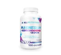 ALLNUTRITION Magnesium, Ashwagandha and B6(P-5-P) - Magnesium Supplements - Magnesium ashwagandha - Magnesium b6 Tablets - b6 with Magnesium - 100 Capsules