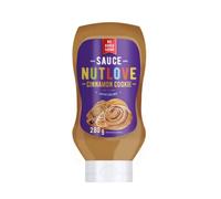 ALLNUTRITION Nutlove Cinnamon Cookie Sauce - Sugar Free Sweet Syrup for Fit Desserts, Pancakes - with Cookie Pieces - Zero Fat Creamy Sauce - Low Calorie Sweets - 280 g