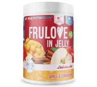 ALLNUTRITION Sugar Free Jam - Frulove In Jelly Apple and Cinnamon - Seriously Low Carb Fruits in Jelly - 80% Fruit Jelly Low Calorie Spread - Sugar Free Marmalade - Vegan Friendly - 1000g