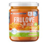 ALLNUTRITION Sugar Free Jam - Frulove In Jelly Apricot & Orange - Seriously Low Carb Fruits in Jelly - 80% Fruit Jelly Low Calorie Spread - Sugar Free Marmalade - Vegan Friendly - 500g