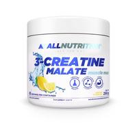 ALLNUTRITION Tri Creatine Malate Powder Supplement - Creatine Monohydrate & Malic Acid with Taurine & Vitamin B6 - Performance Boost and Muscle Recovery - 250g - Lemon