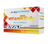 Allnutrition Vitamin C 1000 + D3, 30 Caps