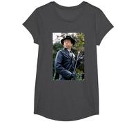 Allo Allo Herr Otto Flick Actor David Janson T-Shirt, Girls, Dark Heather Grey, Medium