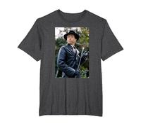 Allo Allo Herr Otto Flick Actor David Janson T-Shirt, Men's Big and Tall, Dark Heather Grey, 2X Tall