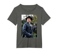 Allo Allo Herr Otto Flick Actor David Janson T-Shirt, Women's Plus, Asphalt Grey, 5X
