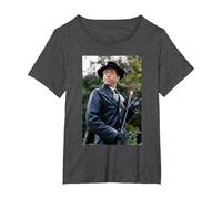 Allo Allo Herr Otto Flick Actor David Janson T-Shirt, Women's Plus, Dark Heather Grey, 2X