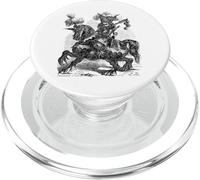 Alloces A Fire-Breathing, Lion-Headed Soldier Riding A Horse PopSockets PopGrip for MagSafe