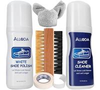 Alloda Shoe Cleaner & Shoe Whitener, Sneaker Cleaner, Shoe Cleaning Kit, One Stop Kit, White, 90ml*2