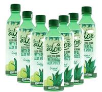 Alloe Vera Drink Original Flavour With Real Aloe Pieces 500ml - Rich in vitamin C (9 x Bottles)
