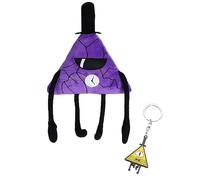 AlloFuu Gravity Falls Plush Bill Cipher Plushies with Keyring- Soft Cute Stuffed Toy Doll Pillow, Halloween for Boys Girls Fans