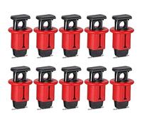 ALLOMN Miniature Circuit Breaker Lockout, 10pcs Professional Air Switch Lock Electrical Safety Lockout Circuit Breaker Lock for Power Isolation Miniature Circuit Breaker