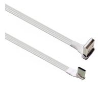 alloneslife 1.5mm Thin White USB a to Type C Extension Cable 6 Length Optional From 20cm to 300cm for Fast Charging and Sync USB to Type C Cable