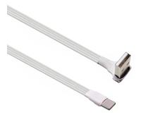alloneslife 1.5mm Thin White USB a to Type C Extension Cable 6 Length Optional From 20cm to 300cm for Fast Charging and Sync USB to Type C Cable