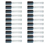 alloneslife 10Pcs 250W Sewing Machine Motor Carbon Brushes 5x12mm Carbon Brushes Replacement For Houeshold Sewing Machine Accessory